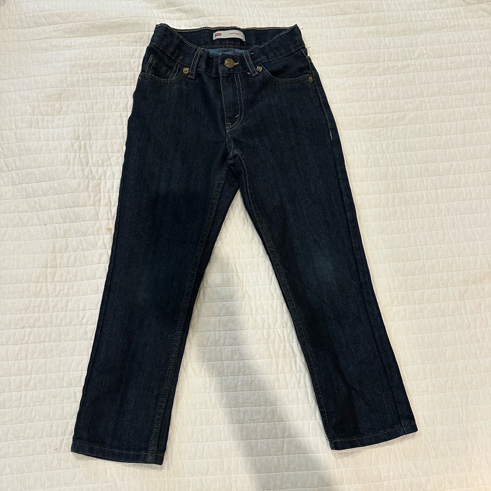 Boys Levi’s 511 Slim Dark Denim Jeans